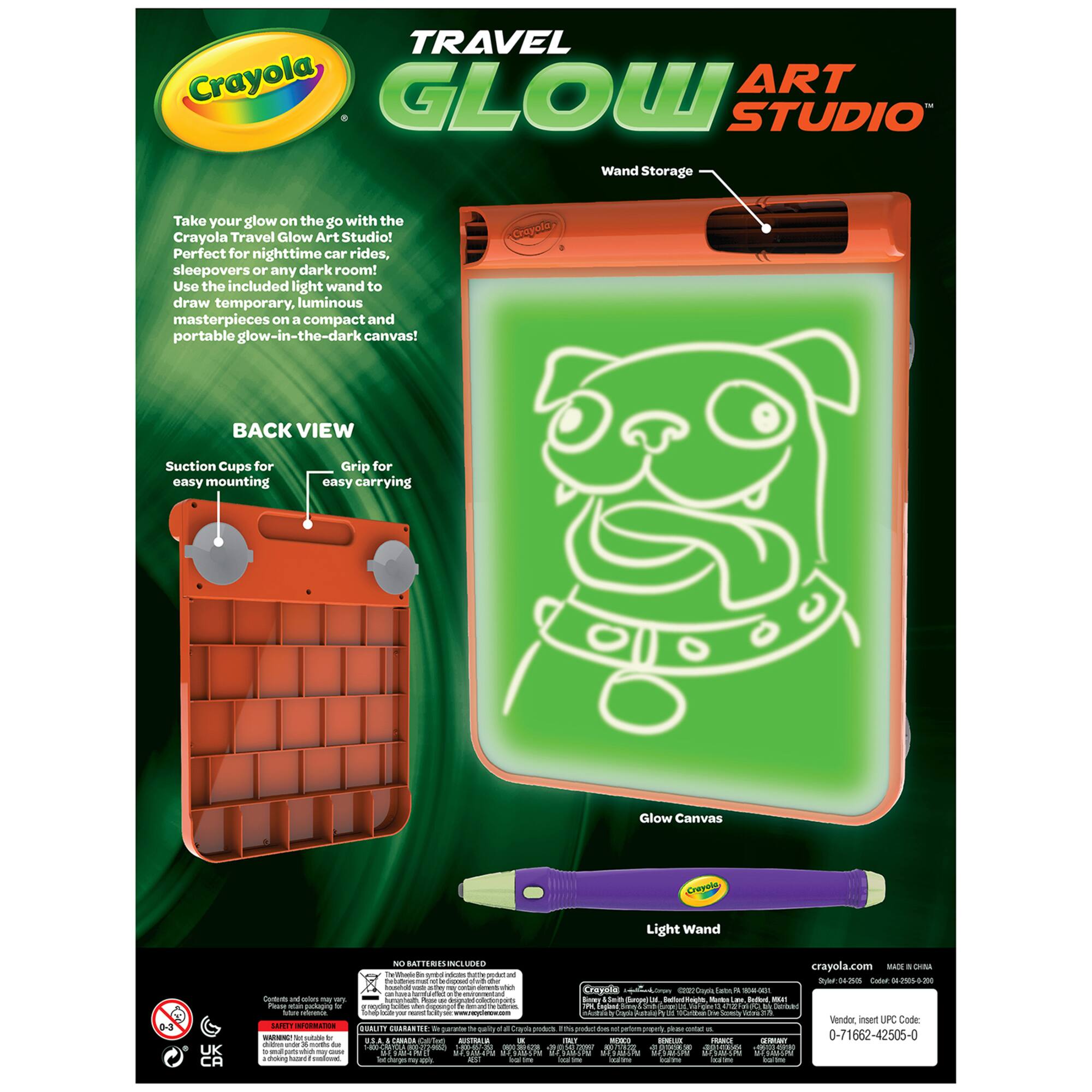 Crayola® Travel Glow Art Studio